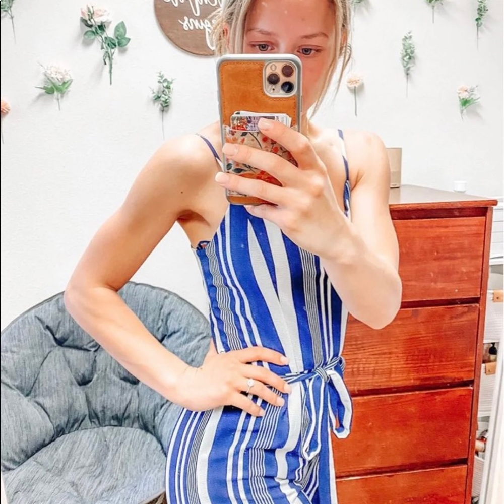 Jumpsuit with leg Slits